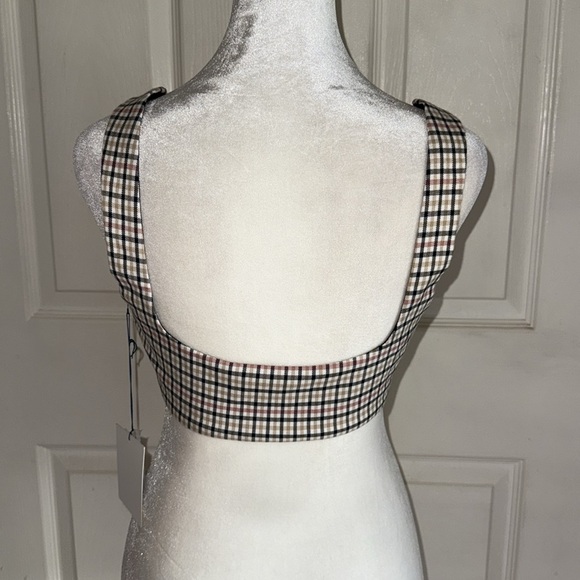 NWT Majorelle Yvonne Crop Top In Multi Gingham - Picture 3 of 7
